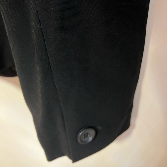 Ann Taylor Dark Academia Button Blazer Black Size 2. - Picture 5 of 10